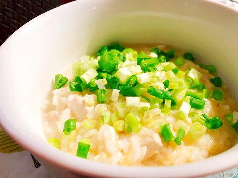 食欲がないときにぴったり！鶏卵雑炊♡